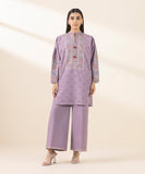 0U2TEST25V25 2 Piece Embroidered Cotton Jacquard Suit Sapphire Brand Original Fabrics