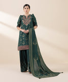 0U3PEJQ25V21 3 Piece Embroidered Jacquard Suit Sapphire Brand Original Fabrics