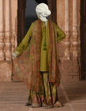 Green Dobby Embroidered 3PC-JLAWN-S-25-013-S Juniad Jamshaid Brand Original Fabrics