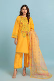 Yellow Delight - 3 PC (2S24E3P240) Bonanza Satrangi Brand Original Fabrics