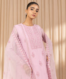 U3FELX25V221 3 Piece Embroidered Net Suit Sapphire Brand Original Fabrics