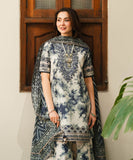 U3PEDY25V210 3 Piece Embroidered Lawn Suit Sapphire Brand Original Fabrics