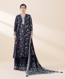 U3PEJQ25V216 3 Piece Embroidered Jacquard Suit Sapphire Brand Original Fabrics