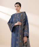 U3PEJQ25V218 3 Piece Embroidered Jacquard Suit Sapphire Brand Original Fabrics