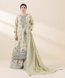 U3PEJQ25V220 3 Piece Embroidered Jacquard Suit Sapphire Brand Original Fabrics