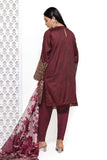 CS240802 Maroon Khaadi Brand Original Fabrics
