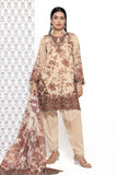 CS240803 Brown Khaadi Brand Original Fabrics