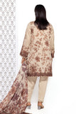 CS240803 Brown Khaadi Brand Original Fabrics