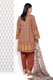 CS240810 Rust Khaadi Brand Original Fabrics