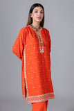 EST24208 Orange Khaadi Brand Original Fabrics