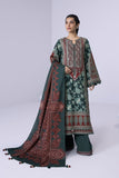 U3E DY22V8 8 1 3 Piece - Embroidered Khaddar Suit Sapphire Brand Original Fabrics
