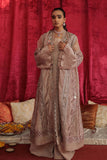 Maria B MPC-22-206-Nude Pink Wedding Chiffon Collection 2022