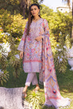 Sapphire 3 Piece - Paste Printed Embroidered Zari Lawn Suit 3PE-DY23V1 Spring Summer Lawn Vol 1