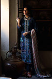 Alkaram FW-34-22-Blue Winter Collection 2022