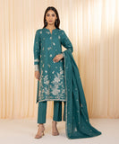 Sapphire U3FE-LX23V10-14 - 3 Piece - Embroidered Organza Suit Festive 2 Collection