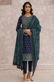 Beechtree Dusty Cidar-Embroidered-2P-Cambric Winter Collection