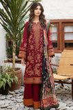 Cross Stitch Pine Forest - 3pc Khaddar Printed  Khaddar & Linen Collection