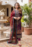 Charizma BLW3-04 Bunti Embroidered Staple Jacquard with Zari Staple Shawl