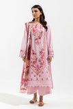 Blush Chintz-Embroidered-3P-Lawn Beechtree Brand Original Fabrics