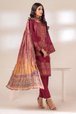 Maroon Jacquard Jas233p23 Bonanza Satrangi Brand Original Fabrics