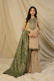 Cross Stitch Cosmic Viola-3pc- Embroidered Linen Suit Winter Edit 1 Khaddar Linen 2022