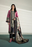 Azure Blazing Sea Chiffon Embroidered Ensembles