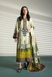 Azure Hazy Night Chiffon Embroidered Ensembles