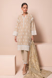 Aca22203 Beige Khaadi Brand Original Fabrics