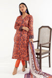 Aca22211 Orange Khaadi Brand Original Fabrics