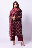 AJ22304 Red Khaadi Brand Original Fabrics