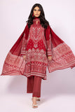 ALA23149 Red Khaadi Brand Original Fabrics