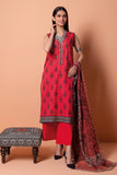 Ame22201 Red Khaadi Brand Original Fabrics