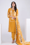 ASl22203 Mustard Khaadi Brand Original Fabrics