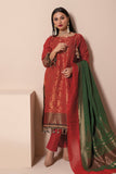 Bbj22105 Red Khaadi Brand Original Fabrics