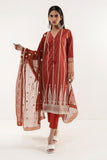 Adan Libas Pinkish Tan Embroidered Oranza Pret 2022