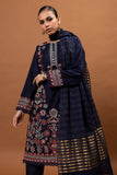 Fabrics 3 Piece Suit, BLUE Khaadi Brand Original Fabrics