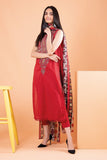 Bla22201 Red Khaadi Brand Original Fabrics