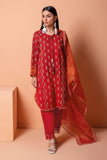 Bla22208 Orange Khaadi Brand Original Fabrics