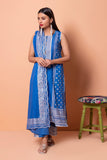 Bla22209 Blue Khaadi Brand Original Fabrics