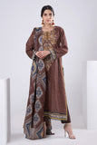 BLA22216 Brown Khaadi Brand Original Fabrics