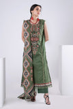 BLA22216 Green Khaadi Brand Original Fabrics