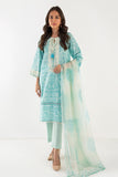 BLA22217 Green Khaadi Brand Original Fabrics