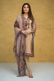 BLA22240 Beige Khaadi Brand Original Fabrics