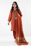 BLA22247 Orange Khaadi Brand Original Fabrics