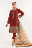 Bme22204 Rust Khaadi Brand Original Fabrics