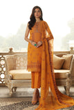 Bnl1580 Orange Bareeze Brand Original Fabrics