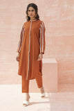 EET22125 Rust  Khaadi Brand Original Fabrics