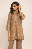 Classic Kameez, BROWN Khaadi Brand Original Fabrics