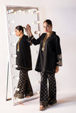 Contemporary Kameez, BLACK Khaadi Brand Original Fabrics