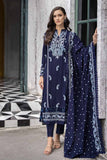 Beechtree  Cerulean Glow-Printed-2P-Khaddar Winter Fall Collection